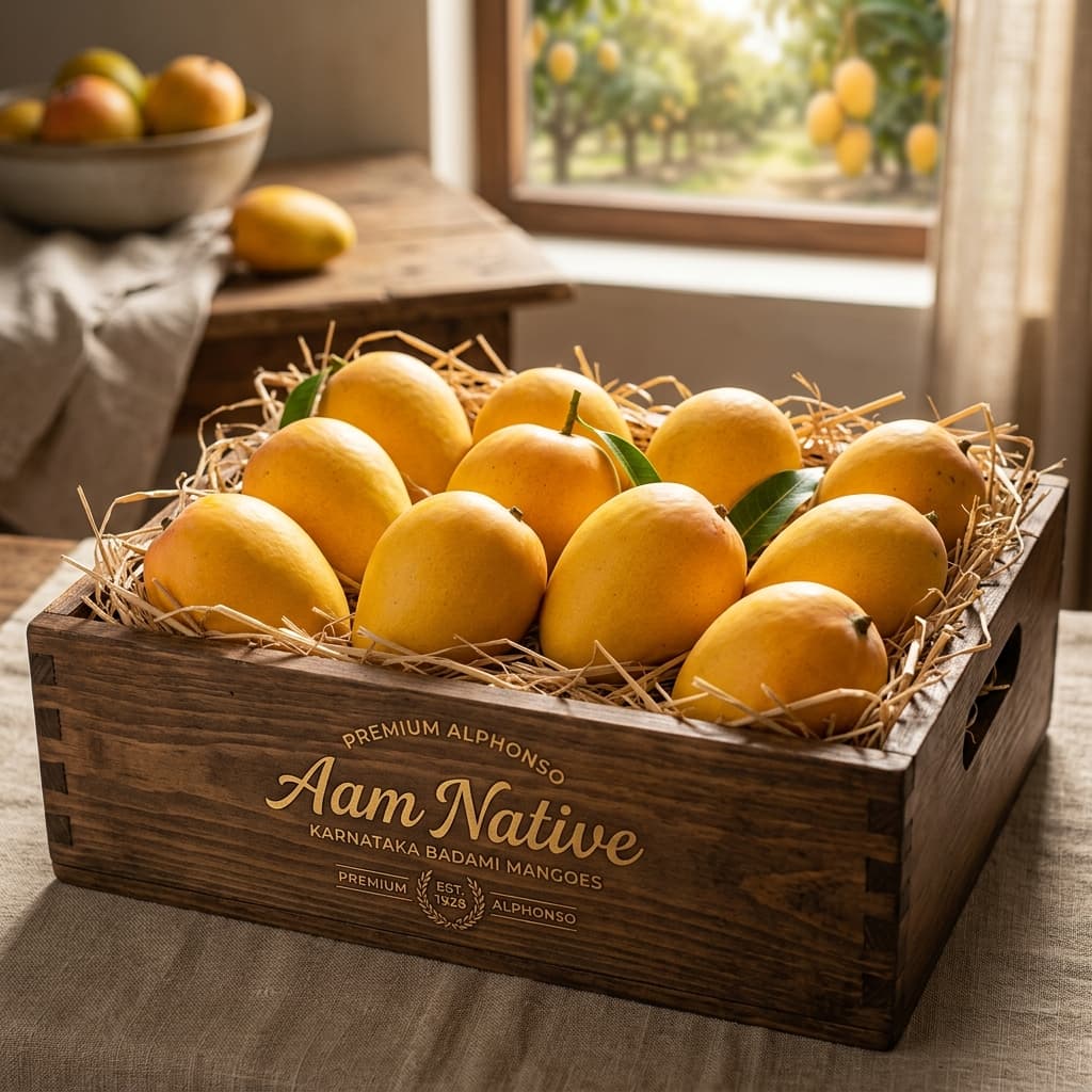Karnataka Badami (Alphonso) Mango by Aam Native